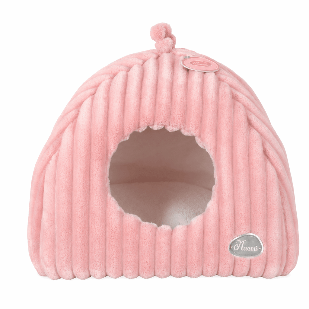 Igloo douillet Zolux Naomi rose pour chat - Boutique Aux Trois Pattes