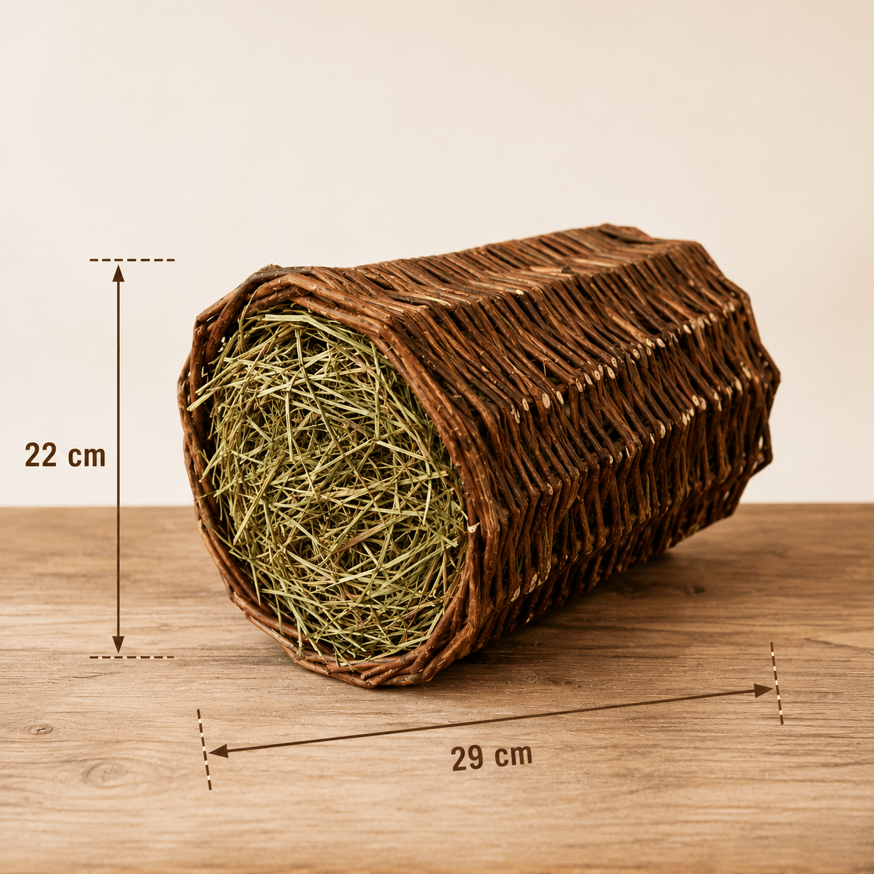 Tunnel de foin en saule JR Farm – 450 g - Boutique Aux Trois Pattes