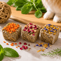 Lot de 3 cubes à ronger naturels Rosewood Naturals Grainless Nibble Pots – 75 g*3 - Boutique Aux Trois Pattes