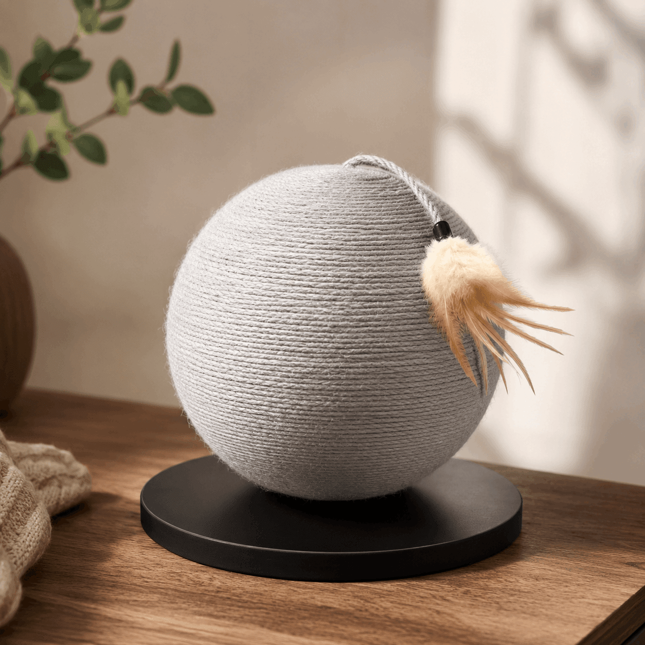 Griffoir Ball FOFOS pour Chat – 29 x 27 cm - Boutique Aux Trois Pattes