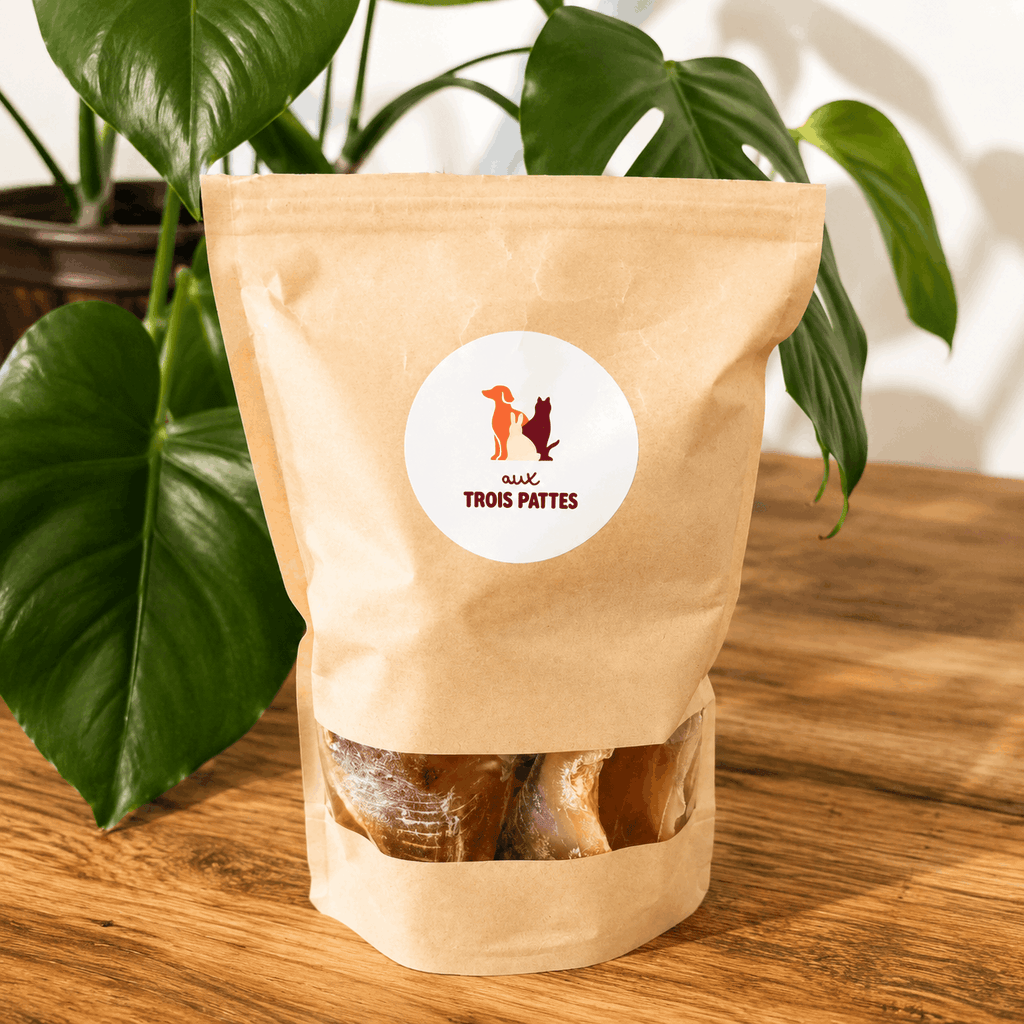 Sabots de veau naturels pour chien – Lot de 4 - Boutique Aux Trois Pattes