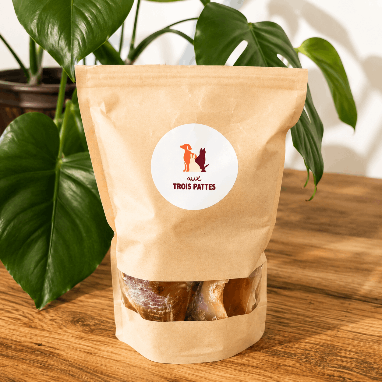 Sabots de veau naturels pour chien – Lot de 4 - Boutique Aux Trois Pattes