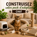 Pack Adoption Chat - Boutique Aux Trois Pattes