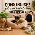 Pack Adoption Chien XS - Boutique Aux Trois Pattes
