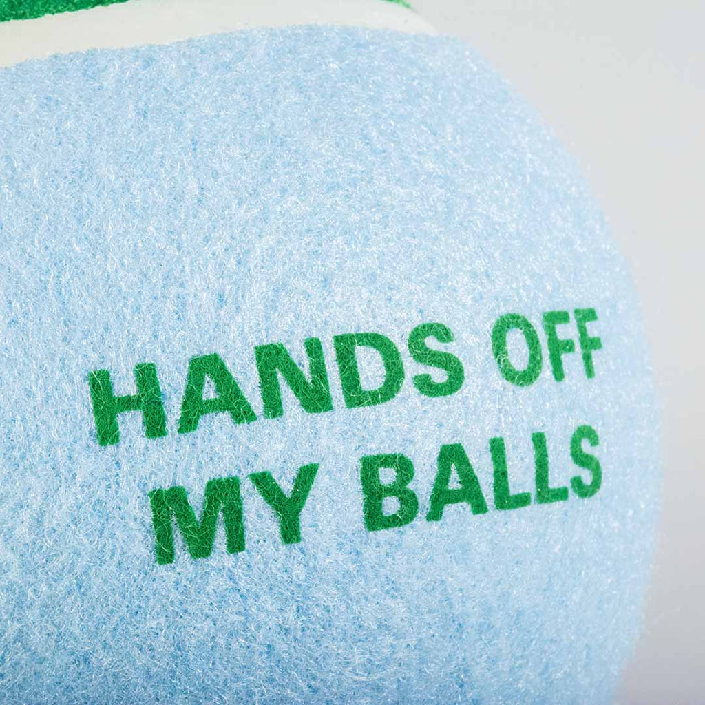 Balle de tennis XL pour chien Coockoo Hands Off – 12,7 cm - Boutique Aux Trois Pattes