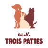 Logo Aux Trois Pattes - Boutique en ligne pour chiens, chats et lapins