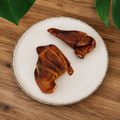 Oreilles de porc XL naturelles séchées de 12 à 20 cm pour chien sur assiettes