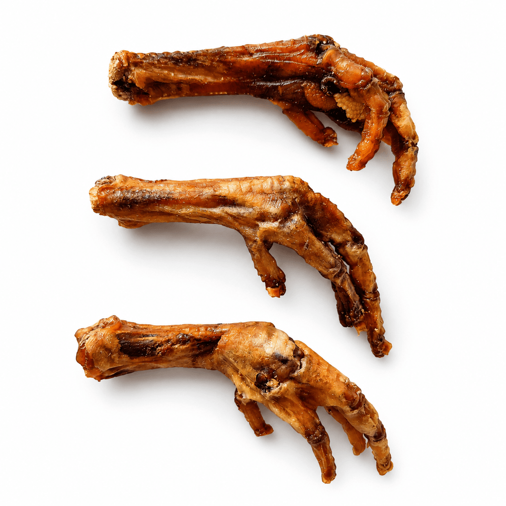 Pattes de poulet séchées pour chien - Boutique Aux Trois Pattes