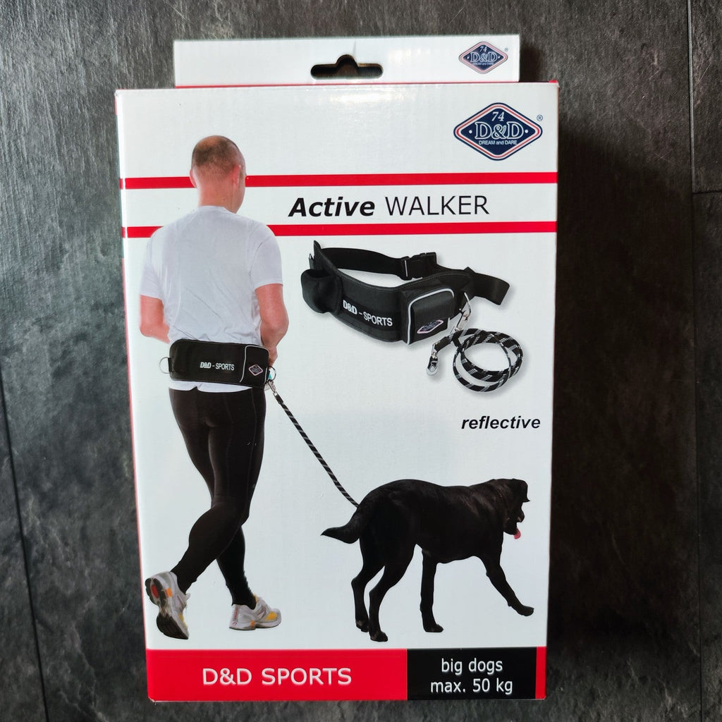 Ceinture et laisse Active Walker XL pour chien jusqu’à 50 kg