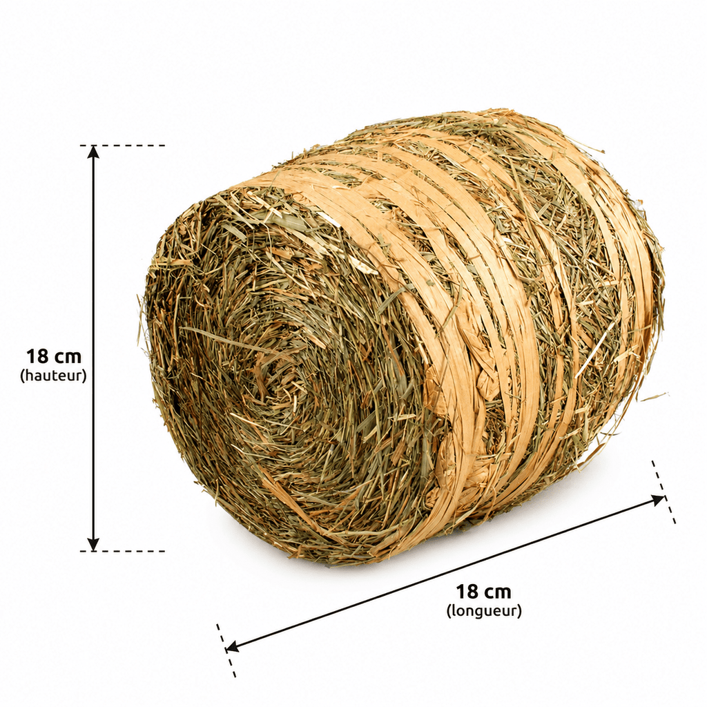 Foin pour lapin – Balle de foin naturelle 1 kg Duvo+ - Boutique Aux Trois Pattes