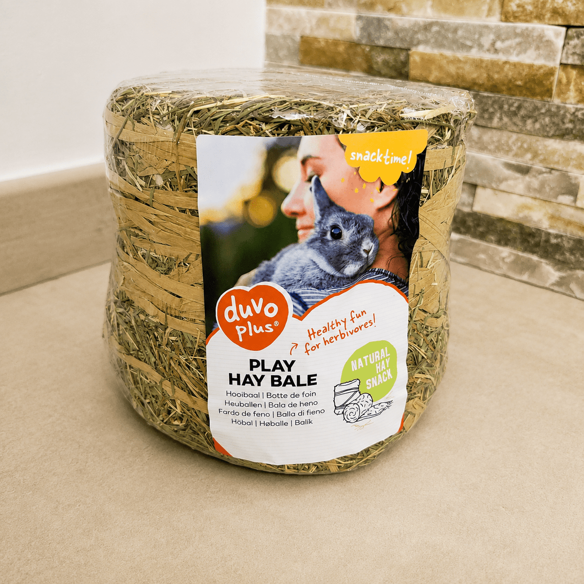 Foin pour lapin – Balle de foin naturelle 1 kg Duvo+ - Boutique Aux Trois Pattes