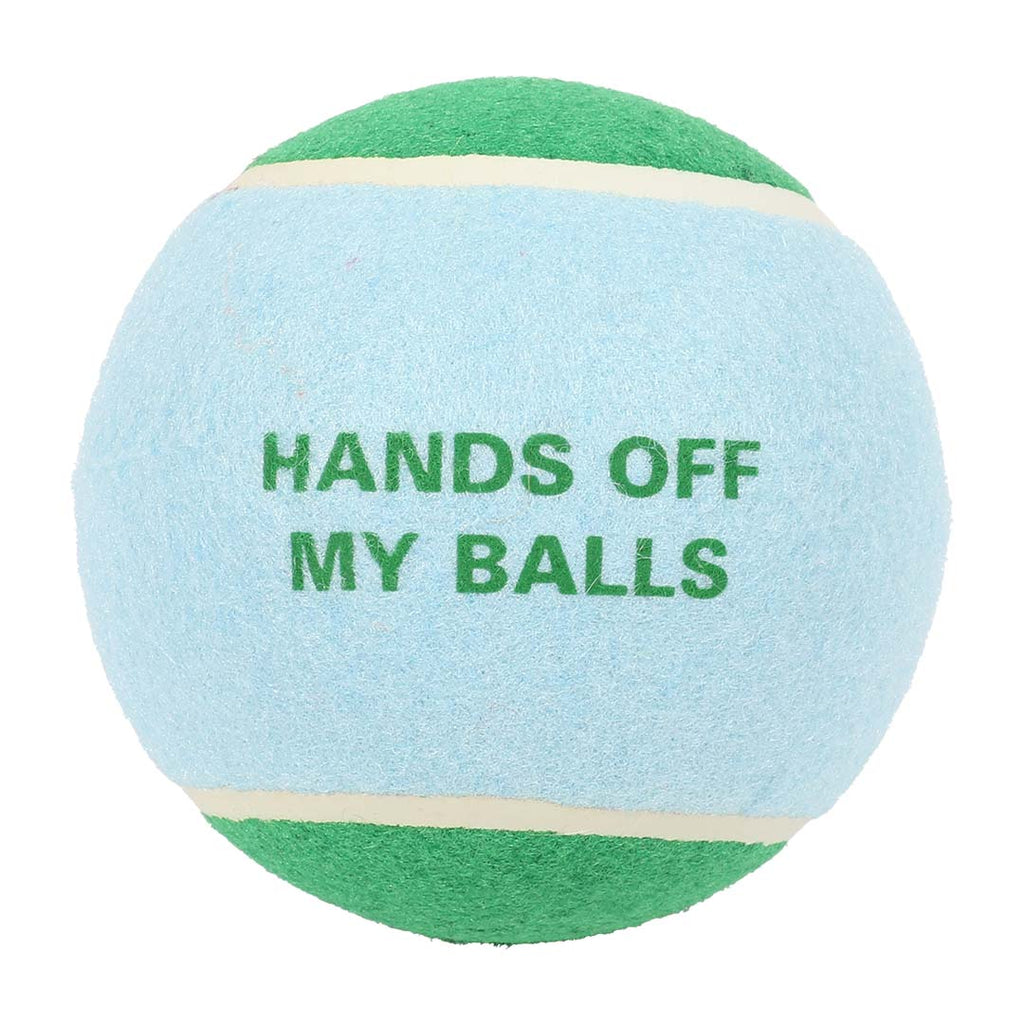 Balle de tennis XL pour chien Coockoo Hands Off – 12,7 cm - Boutique Aux Trois Pattes