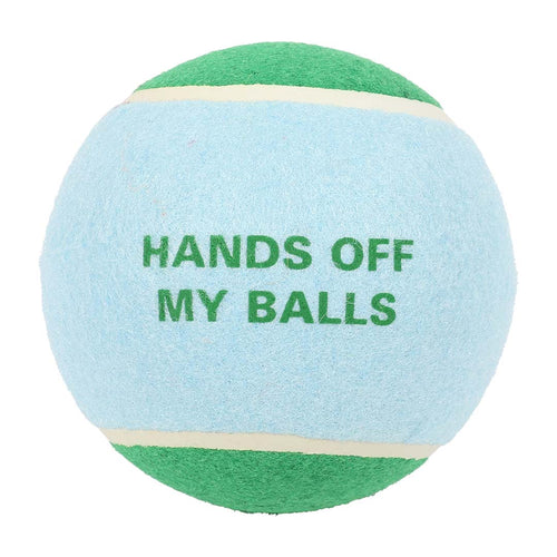 Balle de tennis XL pour chien Coockoo Hands Off – 12,7 cm - Boutique Aux Trois Pattes
