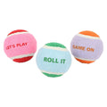 Coockoo Let’s Play – Lot de 3 balles pour chien 6,4 cm - Boutique Aux Trois Pattes
