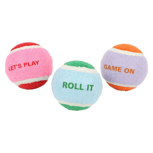 Coockoo Let’s Play – Lot de 3 balles pour chien 6,4 cm - Boutique Aux Trois Pattes