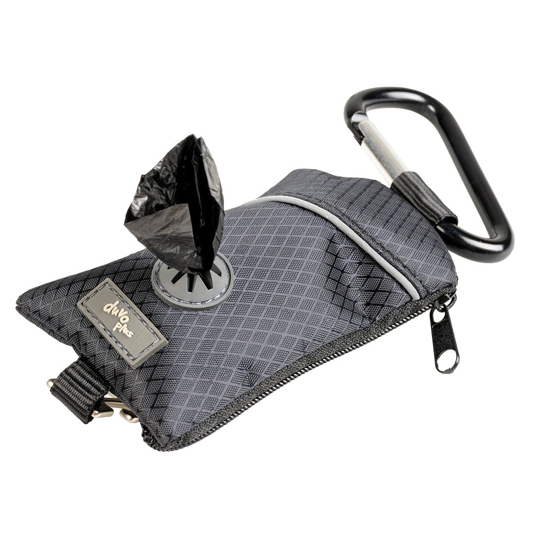 Distributeur de sacs à déjections pour chien avec mousqueton – Duvo+ - Boutique Aux Trois Pattes