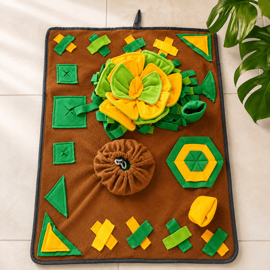 Tapis de fouille Veggie Garden Deluxe pour chien et chat – 88x50 cm - Boutique Aux Trois Pattes