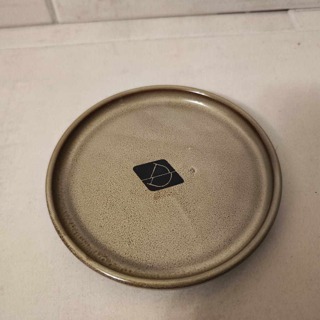 Gamelle pour chat en céramique Sable 13 cm vue du dessus