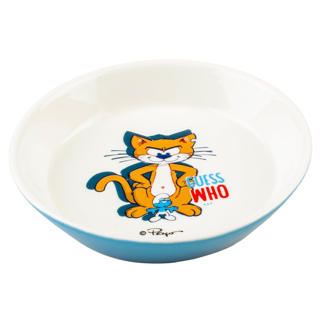 Gamelle pour chat en céramique Les Schtroumpfs – 320 ml - Boutique Aux Trois Pattes