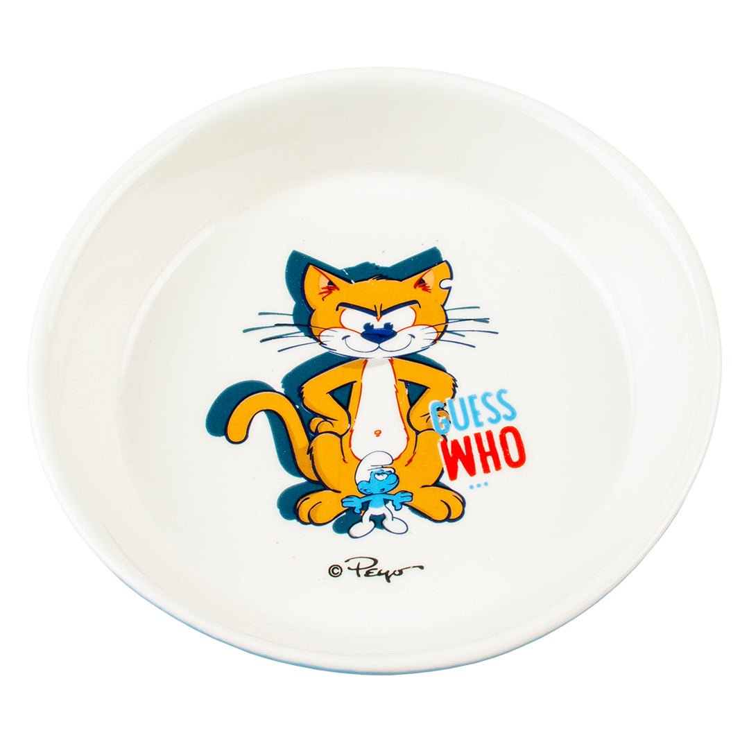 Gamelle pour chat en céramique Les Schtroumpfs – 320 ml - Boutique Aux Trois Pattes