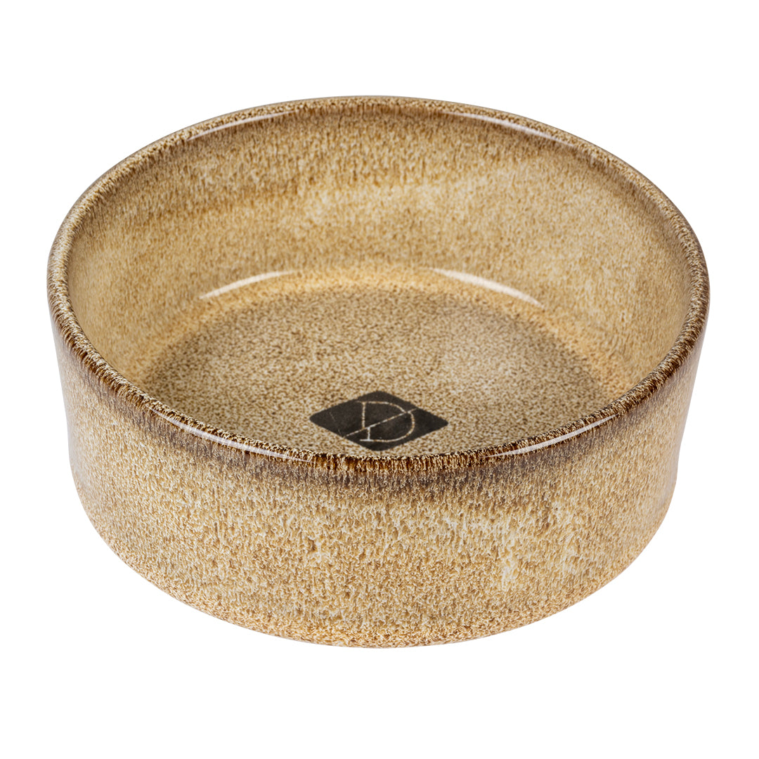 Gamelle en céramique Sable 700 ml pour chien, chat et lapin