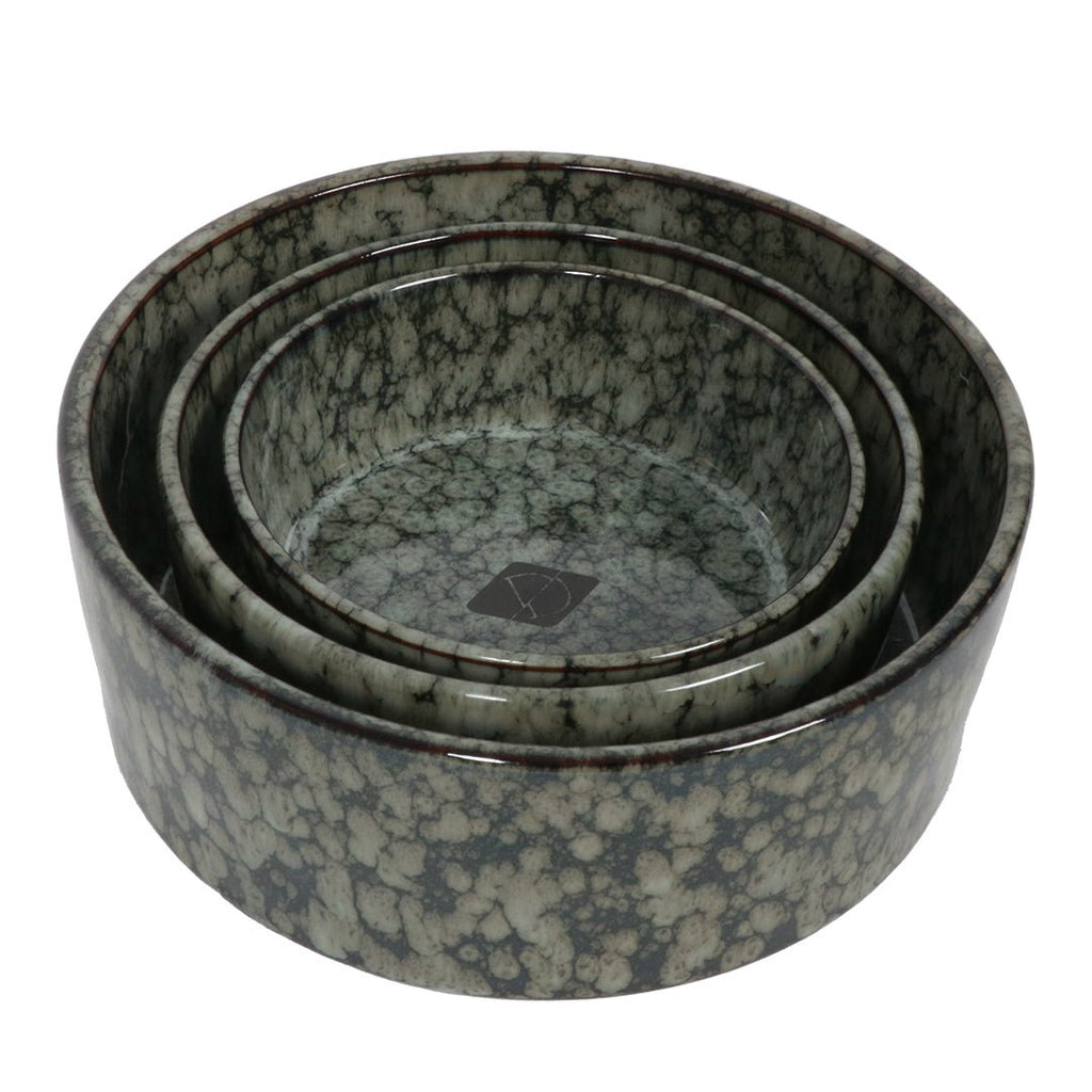 Gamelle en céramique Jasper Green Marble – Chien, chat & lapin - Boutique Aux Trois Pattes