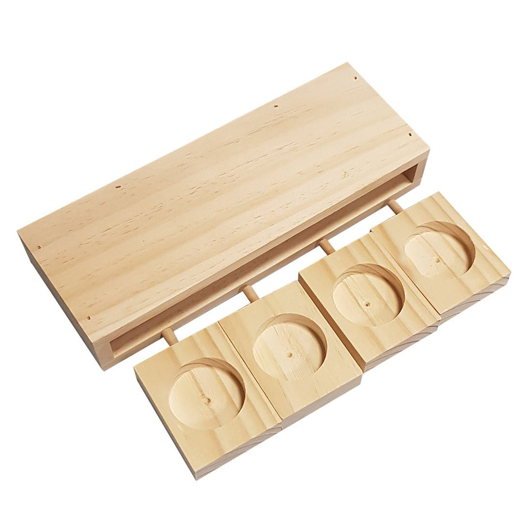 Jeu pour lapin – Jeu d’intelligence en bois Sniffle ’n Snack - Boutique Aux Trois Pattes