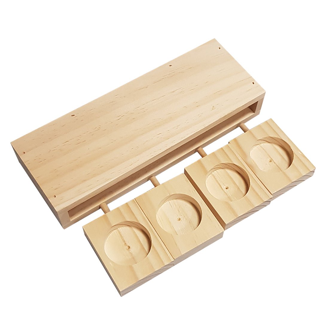 Jeu pour lapin – Jeu d’intelligence en bois Sniffle ’n Snack - Boutique Aux Trois Pattes