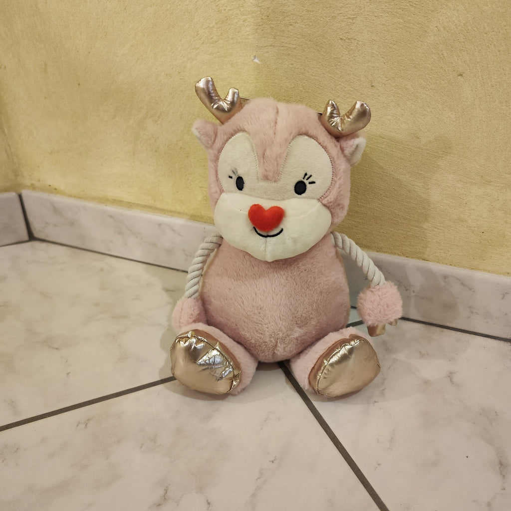 Peluche renne de Noël pour chien Croci