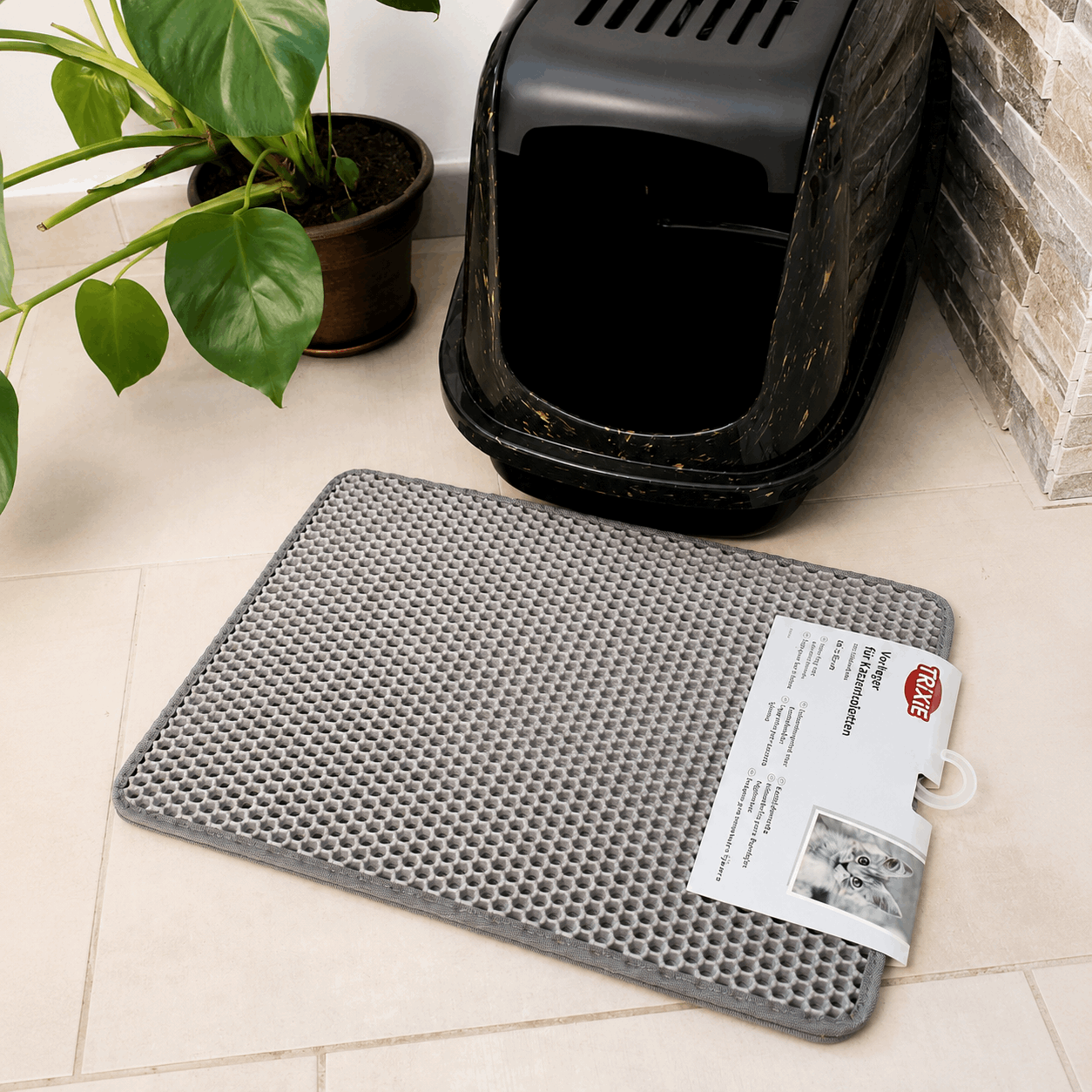 Tapis de litière tamis Trixie – 40 x 55 cm - Boutique Aux Trois Pattes