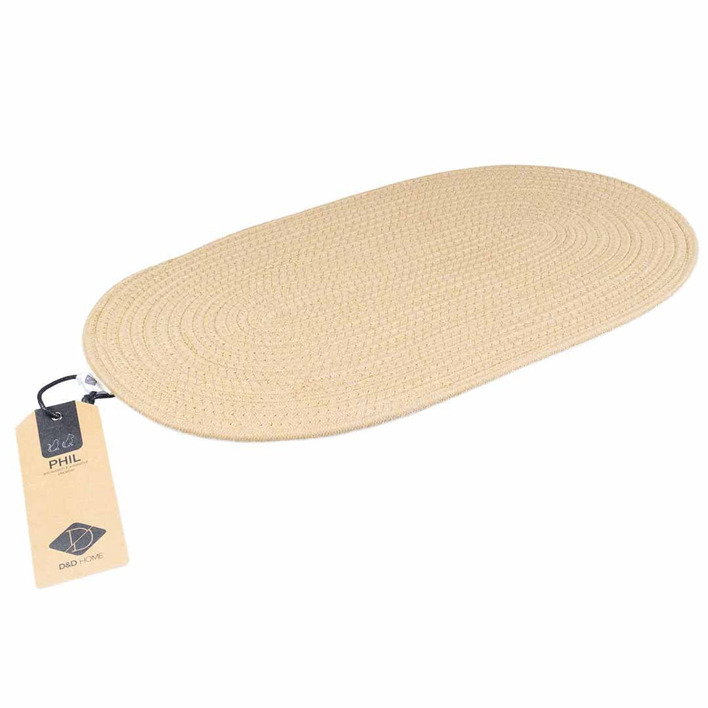 Tapis de gamelle absorbant pour chien et chat – Phil Beige - Boutique Aux Trois Pattes