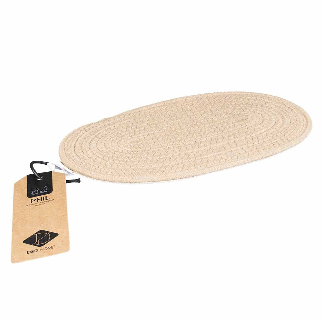 Tapis de gamelle absorbant pour chien et chat – Phil Beige - Boutique Aux Trois Pattes