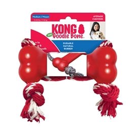 KONG Goodie Bone Rope – Jouet avec corde pour chien - Boutique Aux Trois Pattes