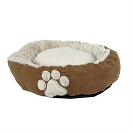 Panier pour chien Hugs Mocha Brown – 61 x 61 x 13 cm - Boutique Aux Trois Pattes
