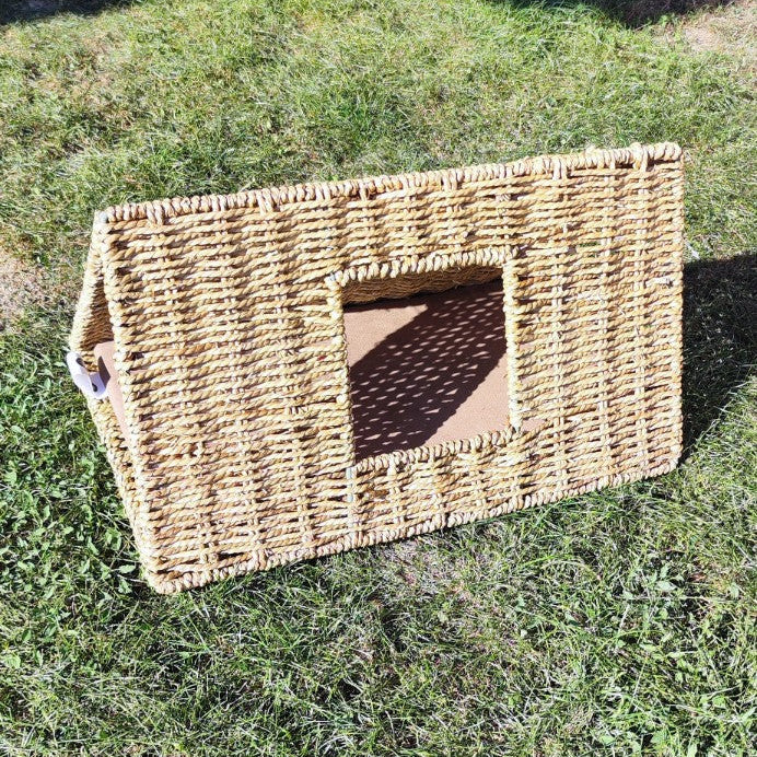 Tunnel en zostère Laguna pour lapin et chat