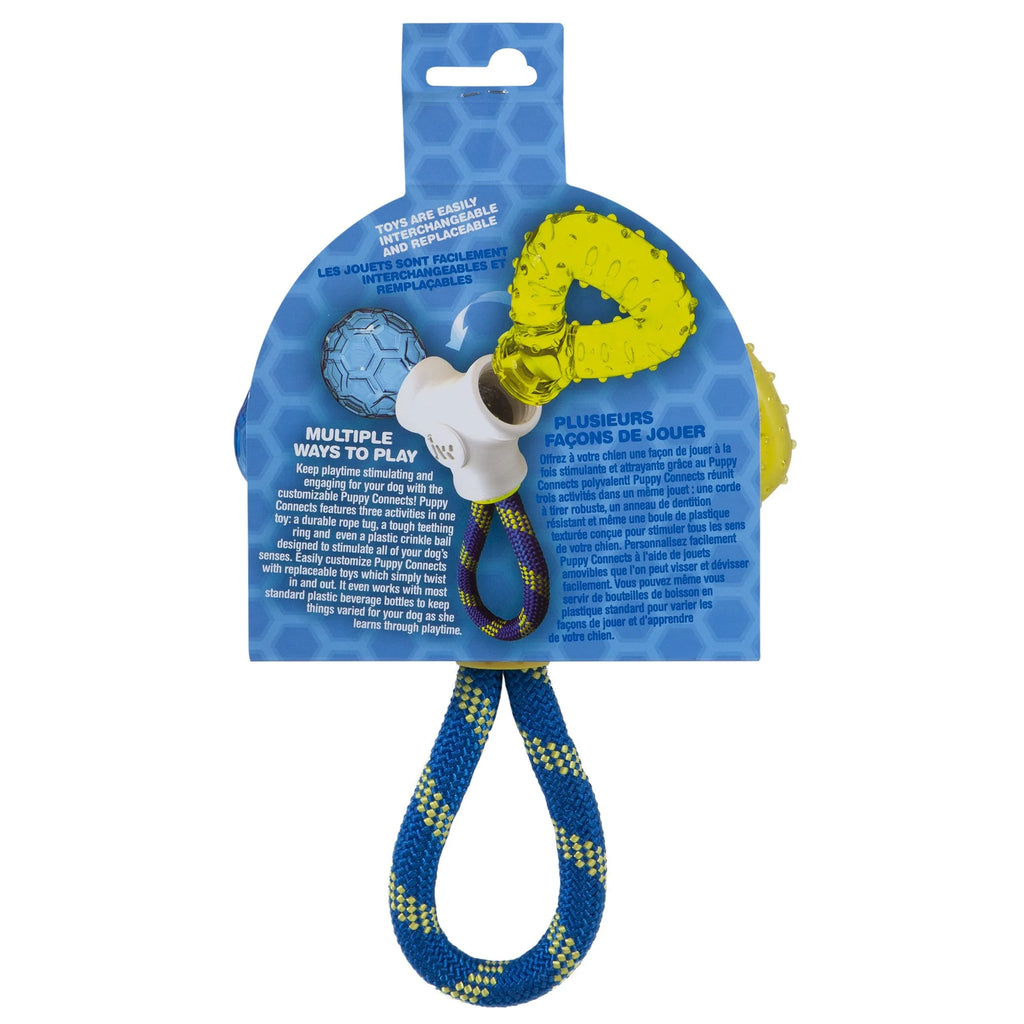 Jouet 3 en 1 JW Puppy Connects pour chiot - Boutique Aux Trois Pattes